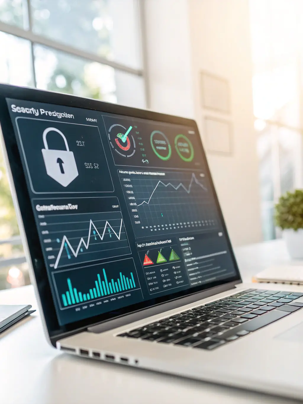 An image depicting a secure digital platform for managing investments, emphasizing data protection and secure transactions in the UK.
